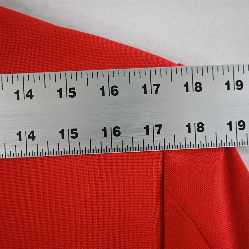 Vtg Mens‎ 38S Red Gold Button Hopsack Mens Blazer Suit Jacket Sport Coat